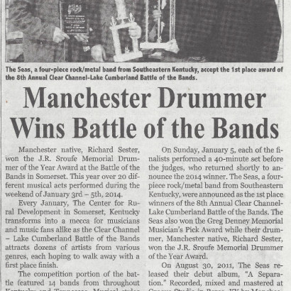 Manchester Enterprise – Battle of the Bands Winners Article
